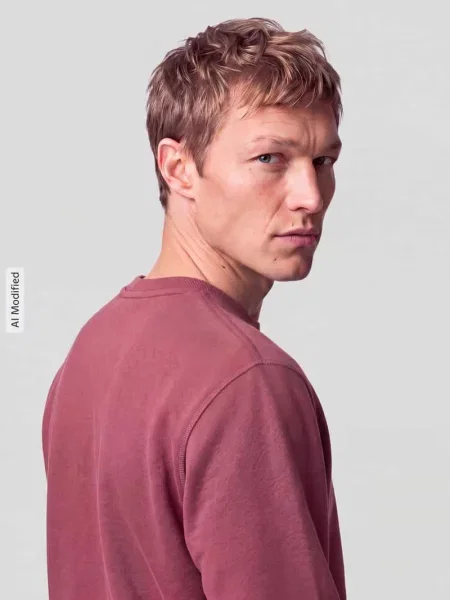 Bluza o kroju regular fit z czystej bawełny model Westart' Boss Orange