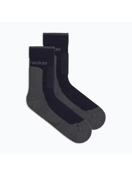 Șosete pentru bărbați Icebreaker Merino Hike+ Medium Crew midnight navy/obsidian marină