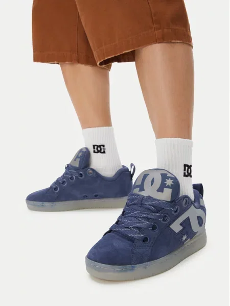 DC Shoes Sneakers EO-COURT GRAFFIK PUFF albastru
