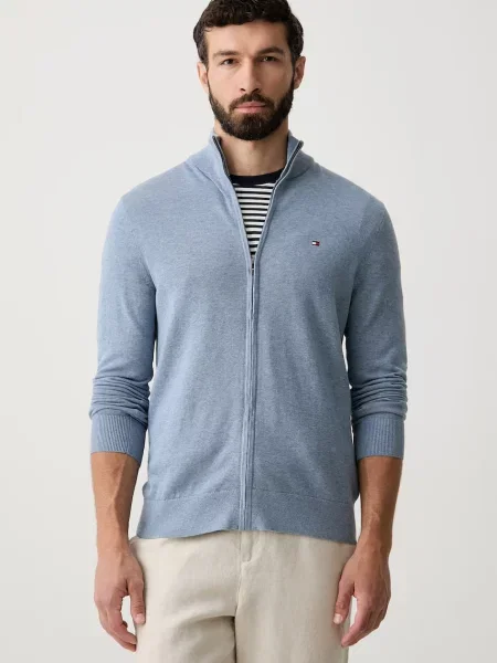Tommy Hilfiger cardigan pentru bărbați din albastru
