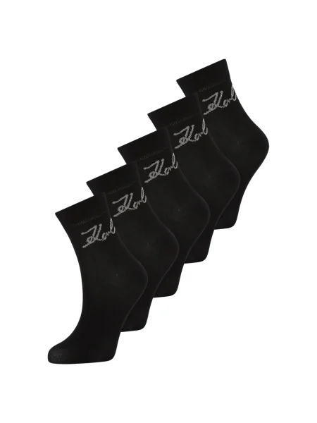 KARL LAGERFELD Șosete lungi negru