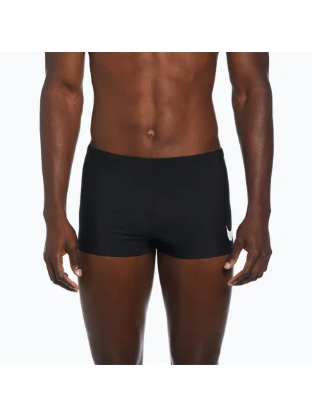 Férfi Nike Tossed Swoosh Square Leg úszó boxeralsó fekete. Méret: M fekete