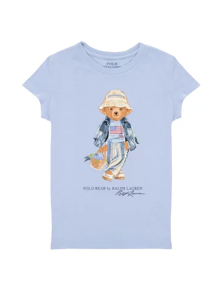 Tricou polo copii Polo Ralph Lauren albastru