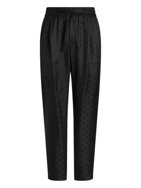 Pantaloni Dolce & Gabbana din jacard negru