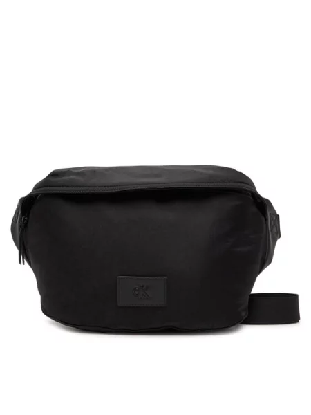 Calvin Klein Jeans Torbica za okrog pasu﻿ Metro Nylon Oversized Waistbag črna