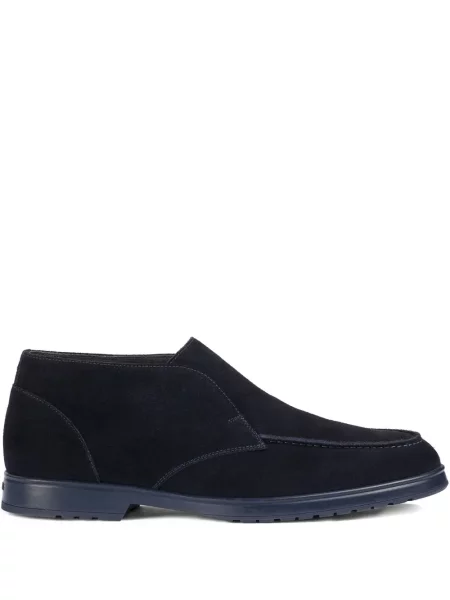 Botine Doucal's din piele de căprioară slip-on albastru