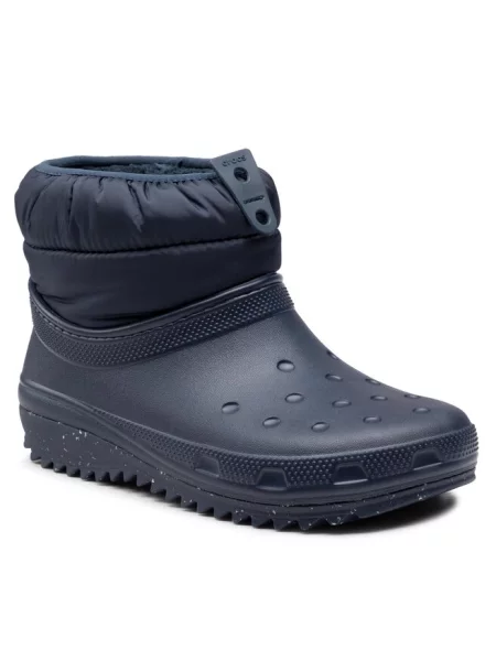 Классические ботильоны Crocs синие