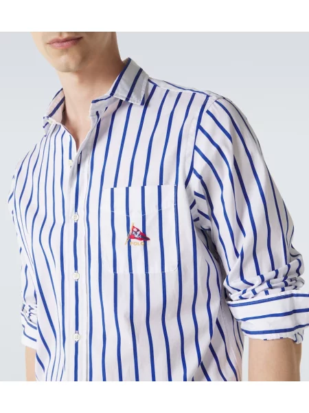 Cămașă Polo Ralph Lauren cu dungi alb