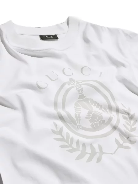 Tricou Gucci cu imagine alb