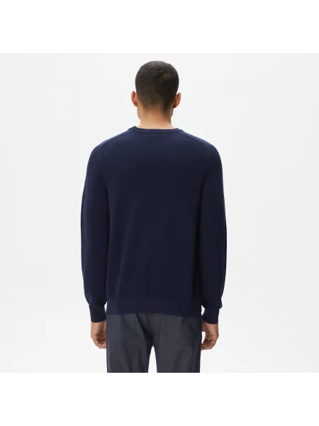 Lacoste Sweter Lacoste granatowy