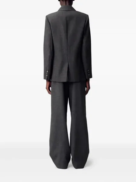 Geacă Claudie Pierlot de lână gri