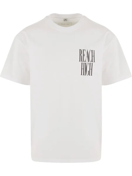 Mister Tee Tricou Reach High' alb