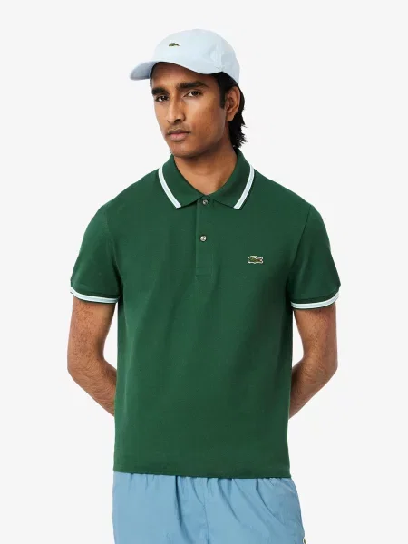 Поло Lacoste зелений