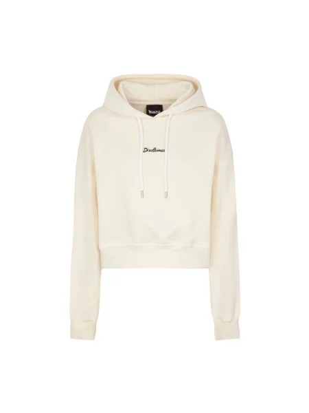 Bluza z kapturem Disclaimer z kapturem biała