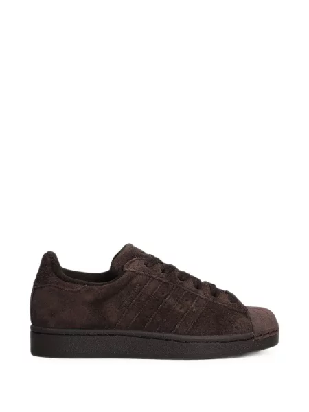 Sneakerși Adidas Superstar din piele de căprioară maro