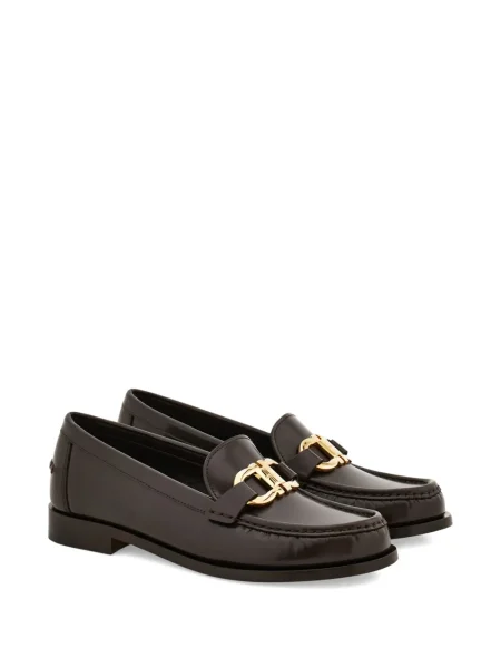 Pantofi loafer Ferragamo din piele maro