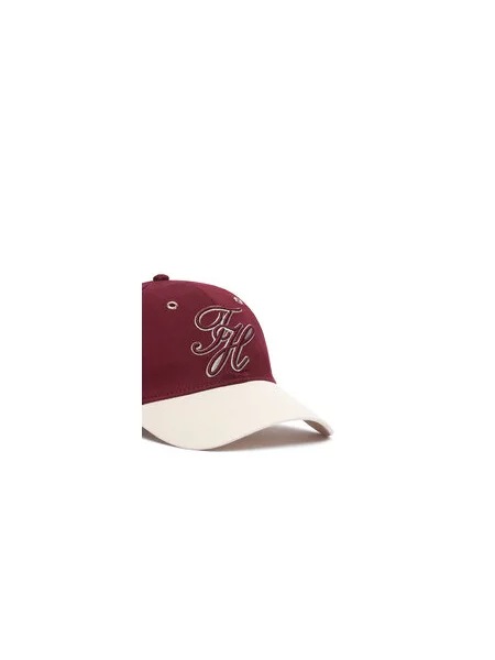 Kapa s šiltom Tommy Hilfiger Bordo rdeča