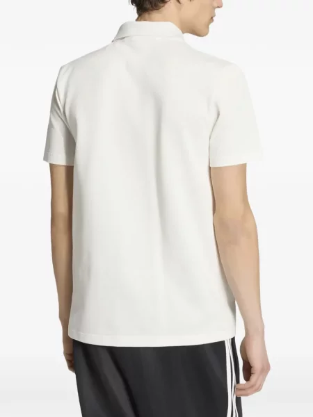 Tricou Adidas cu broderie cu dungi alergare negru
