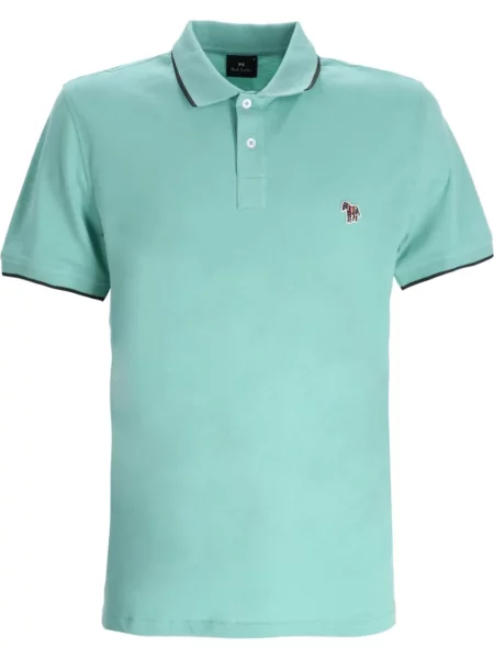 Polo Ps Paul Smith cu model zebră albastru