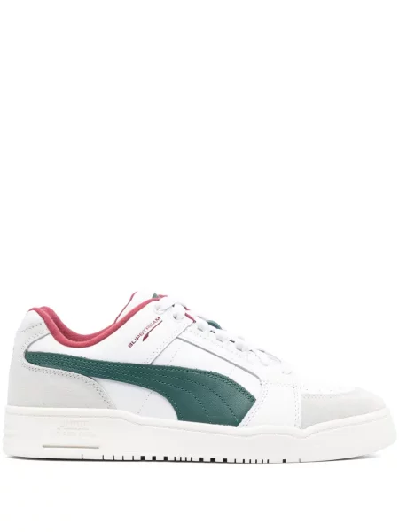 Sneakerși Puma Suede din piele alb