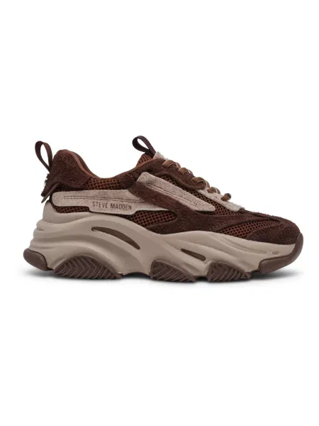 Sneakersy Steve Madden zamszowe brązowe