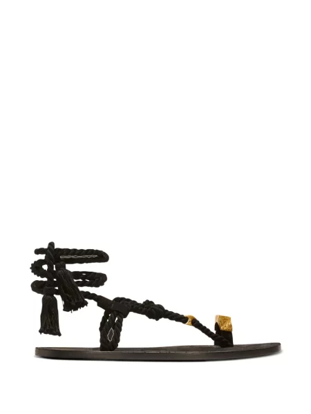 Sandale Balmain fără toc negru