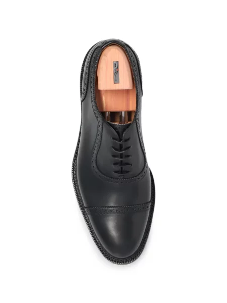 Brogues Kiton cu șireturi din dantelă negru