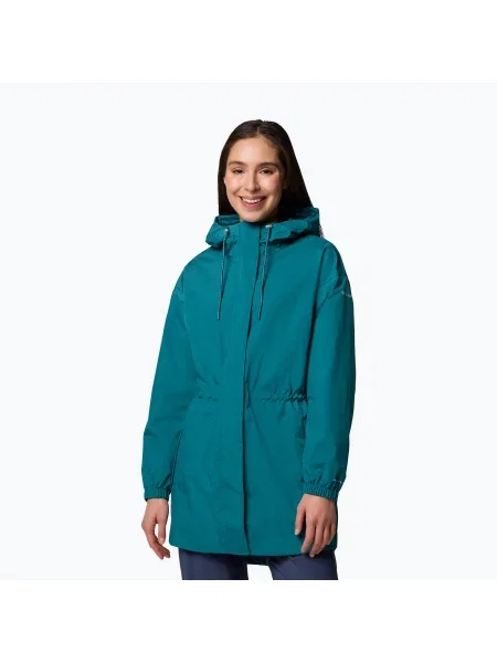 Jachetă hibrid pentru femei Columbia Splash Side II parka river blue/crinkle albastru