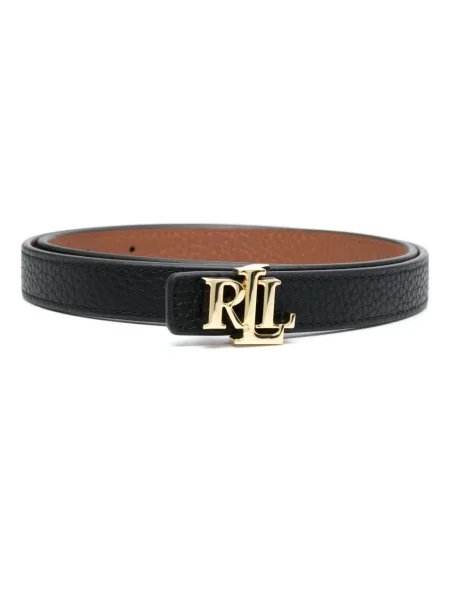 Curea Lauren Ralph Lauren din piele negru