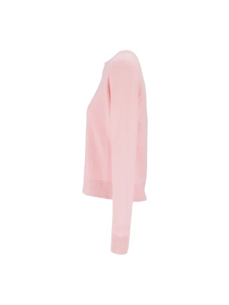 Sweter Mc2 Saint Barth z kaszmiru różowy