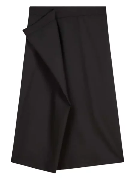 Fustă midi Kenzo până la genunchi negru