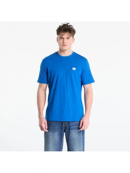 Póló Calvin Klein Jeans Ss Badge Jersey Classic Tee Classic Blue XL kék