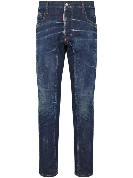 Blugi drepți Dsquared2 albastru