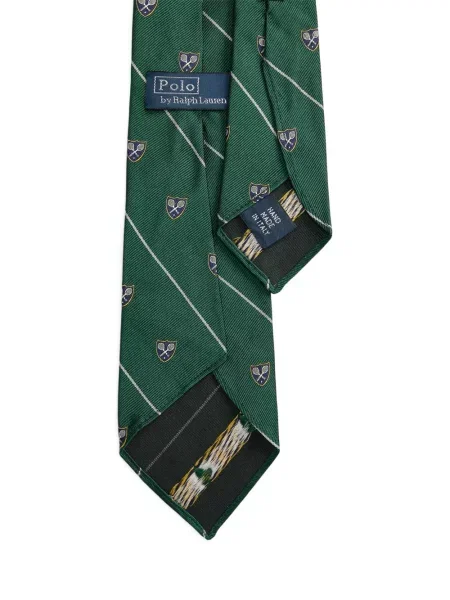 Șosete Polo Ralph Lauren cu broderie în carouri de flanelă verde