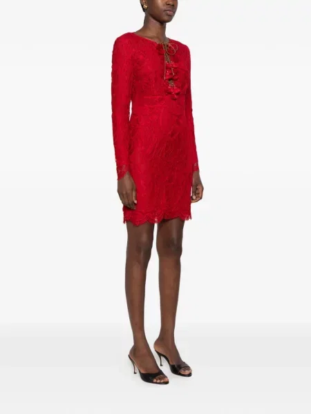 Rochie mini Pucci din dantelă roșu