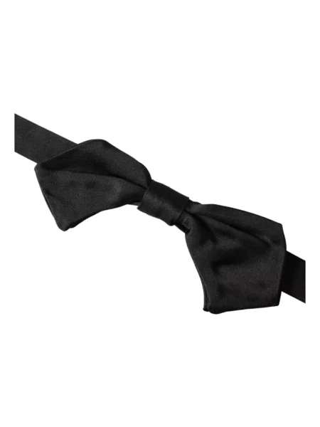 Jedwabny krawat Dolce And Gabbana czarny