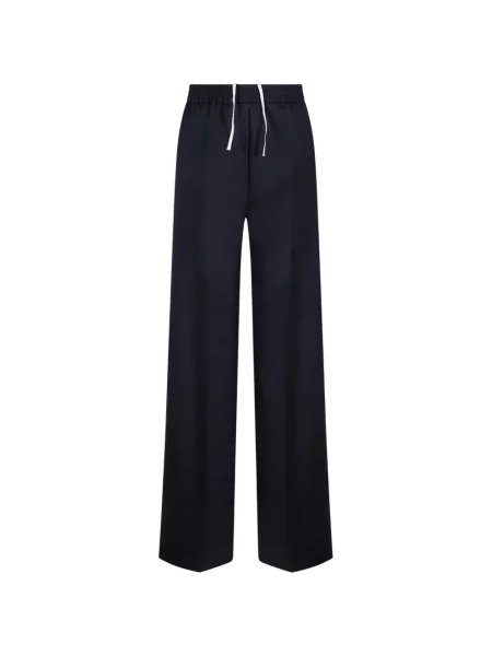 Pantaloni Weekend Max Mara cu cordon albastru
