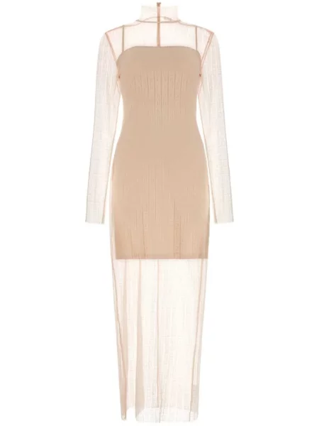 Rochie Givenchy din dantelă de costum roz