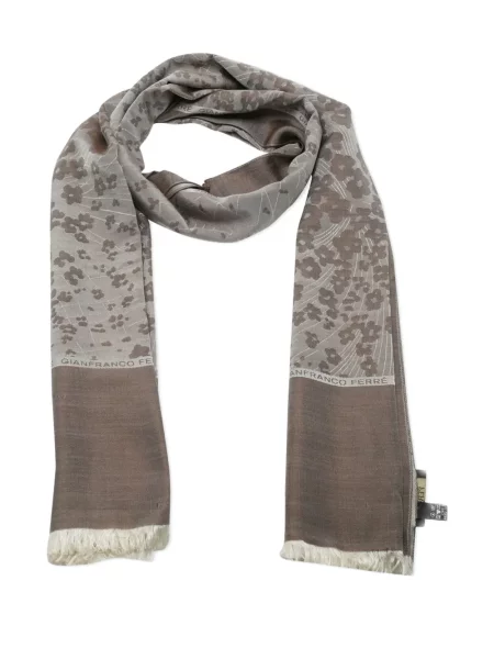 Fular Gianfranco Ferre cu model floral din jacard