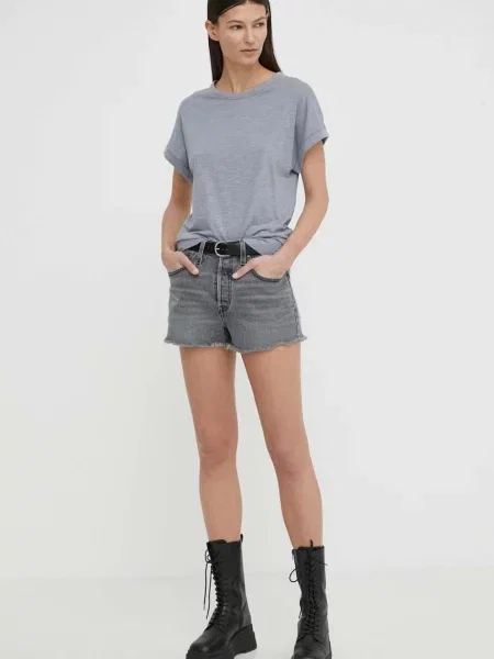 Levi's šortky džínové ORIGINAL šedé