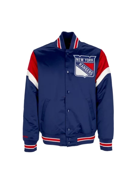 Kurtka bomber Mitchell & Ness niebieski