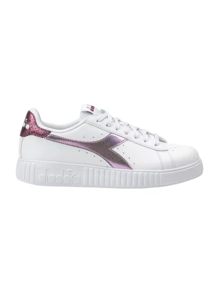 Sneakersy Diadora skórzane białe