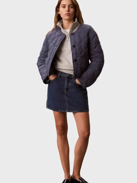 Стьобана куртка Calvin Klein синя