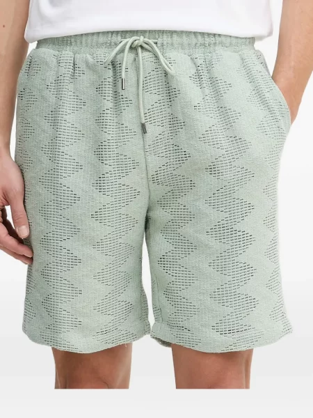 Pantaloni scurți Guess tricotate verde