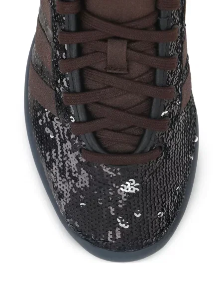 Pantaloni Adidas cu imagine cu model leopard maro