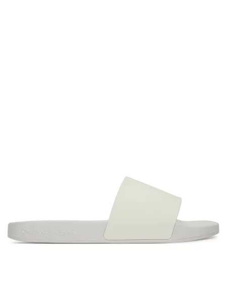 Šlepetės Calvin Klein Jeans Slide Monogram Tpu balta