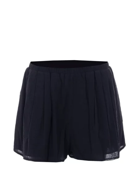 Pantaloni scurți Eleh cu broderie negru