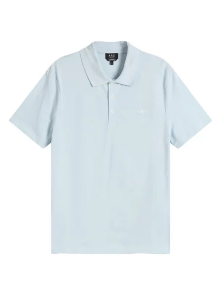 Koszulka polo A.p.c. niebieska