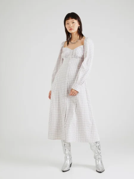 Monki Rochie marin / roz pastel albastru