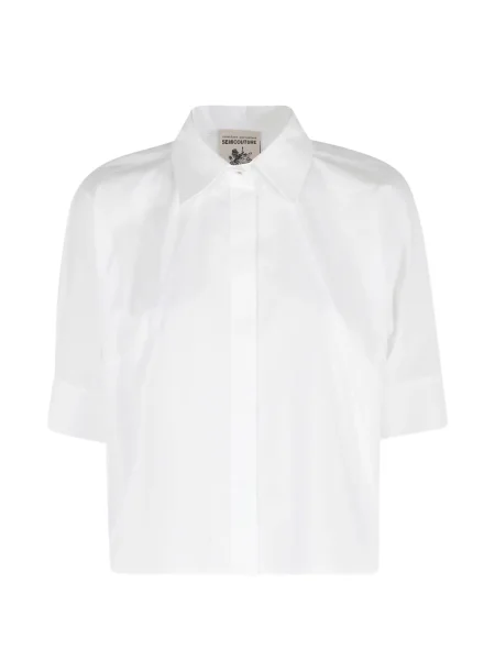 Krótka koszula Semicouture biała